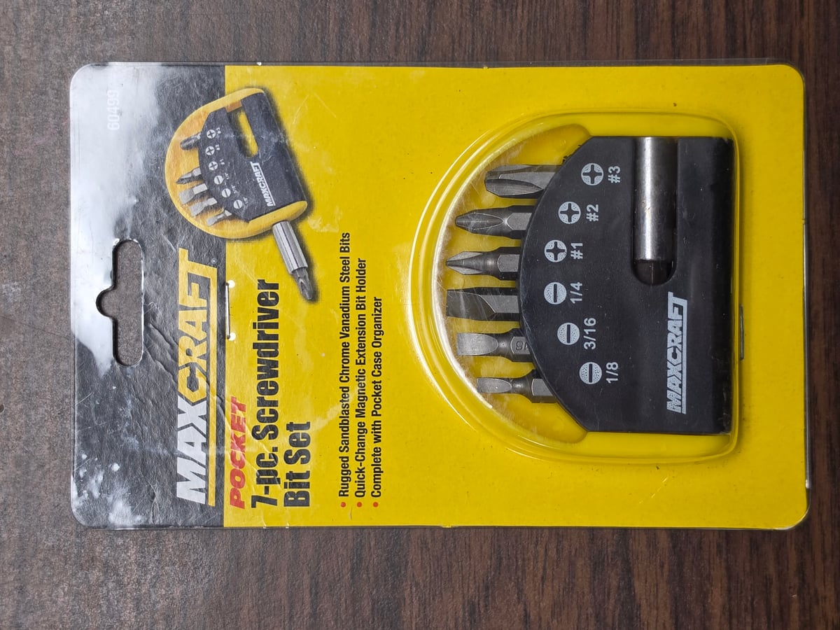 7-pc. Screwdriver Bit Set
